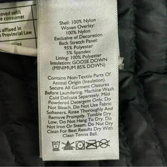 Eddie Bauer StormDown 700 Jacket Black Nano Puffer Coat Lightweight L - Picture 11 of 16